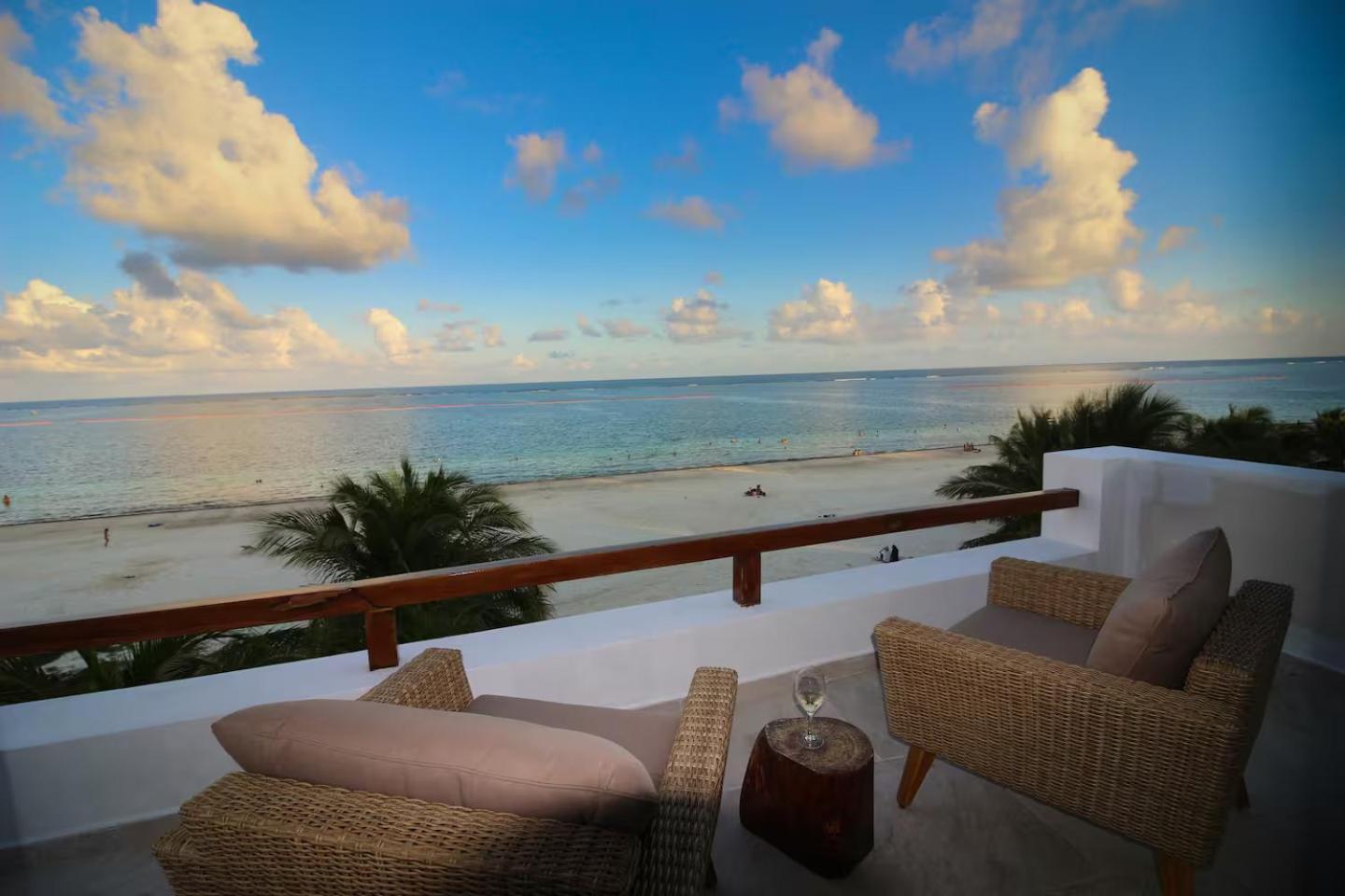 Вилла Casa Brisa Y Mar Пуэрто-Морелос Экстерьер фото